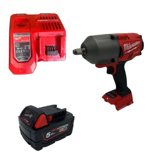 מפתח רטיטהּ 18V סוללה 5HA מטען |Milwaukee|ONEFHIWF milwaukee M18 ONEFHIWF 12-1-5