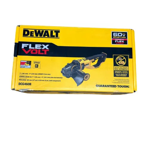 משחזת זווית 9" 60V לעומס גבוה וסוללה DeWALT DCG460N - מבט נוסף 3
