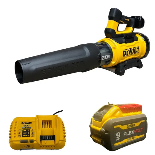 מפוח 60V סוללה 9AH FLEX ומטען מהיר DCBL777 DeWalt DCBL777-1-9F