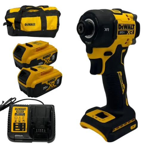 אימפקט 20V שתי סוללות 5AH ומטען DCF870 DeWalt DCF870-2-5