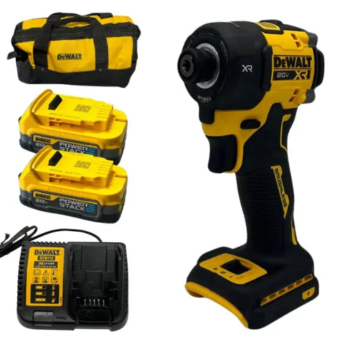 אימפקט 20V  שתי סוללות  1.7AH PS ומטען DCF870 DeWalt DCF870-2-1.7PS