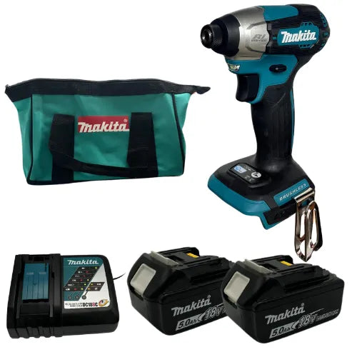 מברגת אימפקט שתי סוללות 5HA ומטען DTD157 makita DTD157-2-5