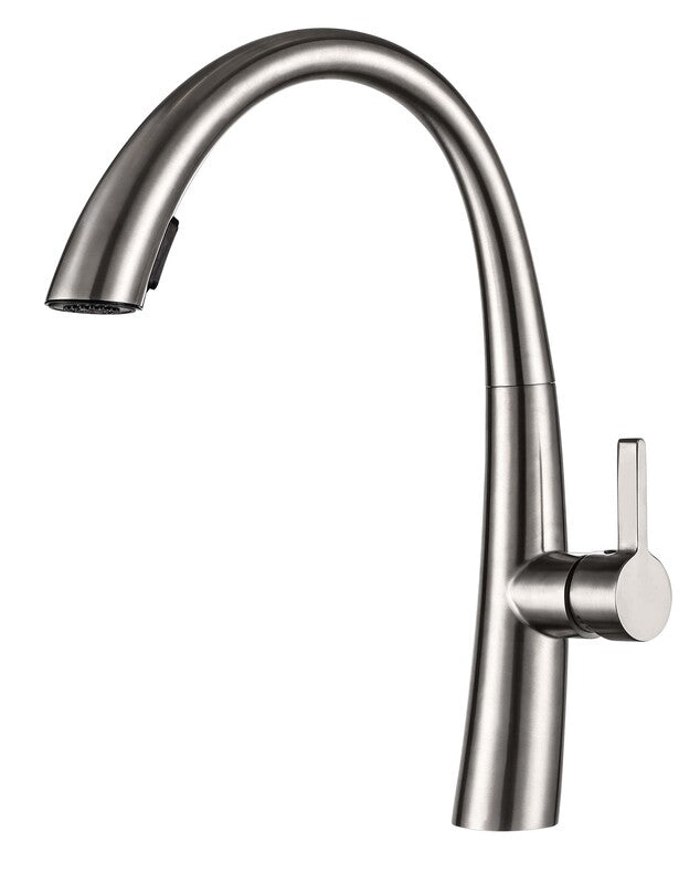 ברז מטבח נשלף WAVE כרום מוברש AQUILA PREMIUM