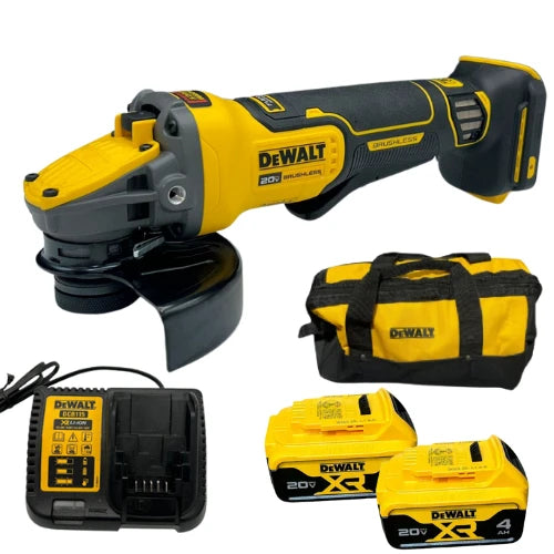 משחזת 60V20V שתי סוללות 4AH מטען DeWALT DCG416