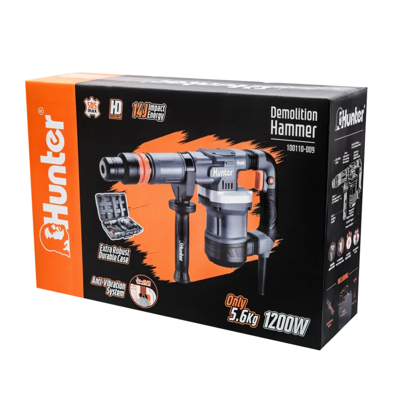 פטישון חציבה Hunter 100110-009 1200W - מבט נוסף 8