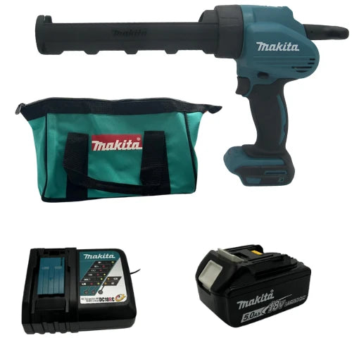 אקדח מרק סיליקון 18V סוללה 5HA ומטען Makita DCG180