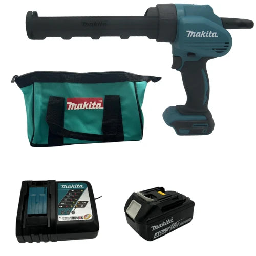 אקדח מרק סיליקון 18V סוללה 4HA ומטען DCG180 makita DCG180Z-1-4