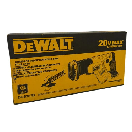 מסור חרב 20V שתי סוללות 4AH ומטען DeWALT DCS387B - מבט נוסף 4