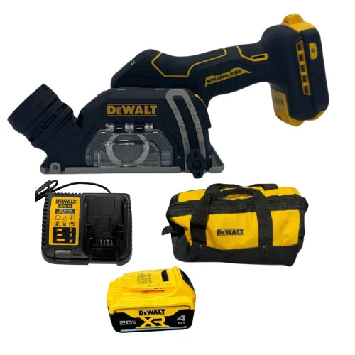 משחזת 20V 3" סוללה 4AH מטען DCS438N DeWalt DCS438N-1-4