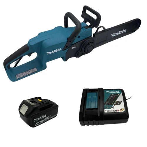 מסור שרשרת 14" 18V סוללה 4AH מטען Makita XCU11Z
