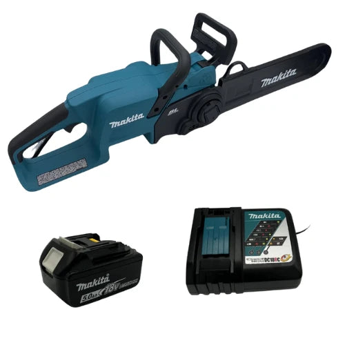 מסור שרשרת 14" 18V סוללה 5AH+מטען Makita XCU11Z