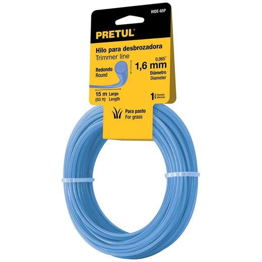חוט חיתוך ניילון לחרמש מוטורי אורך 15 מ' 1.6mm TRUPER PRETU PRETUL, TRUPER 20022