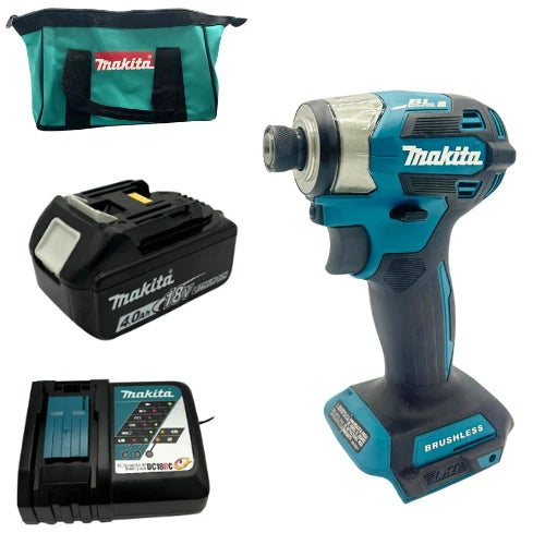 אימפקט 18V סוללה 4AH ומטען Makita XDT20