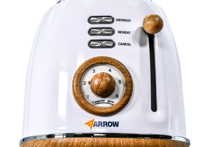 טוסטר קופץ רטרו לבן מוצרי חשמל ARROW - מבט נוסף 10