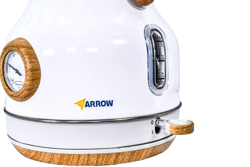 קומקום חשמלי רטרו לבן 1.8 ליטר מוצרי חשמל ARROW - מבט נוסף 5