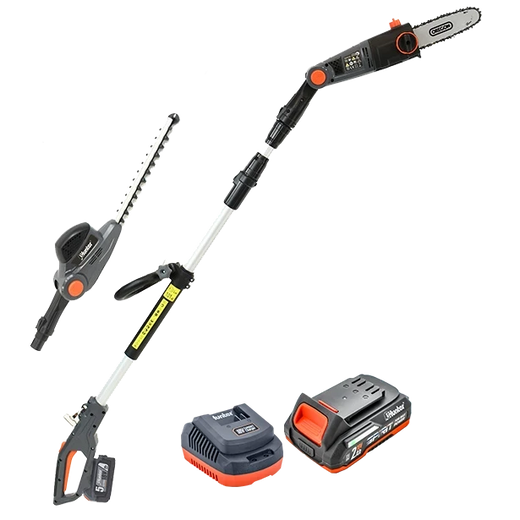 סט גוזם ומסור 18V סוללה 2Ah ומטען Hunter 102901-010