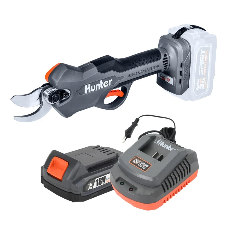 מזמרה 18V סוללה 1.5Ah ומטען 102909-002 HUNTER