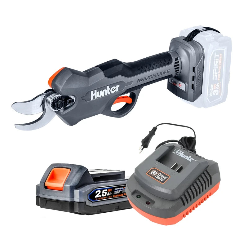 מזמרה 18V סוללה 2.5Ah ומטען HUNTER 102909-003