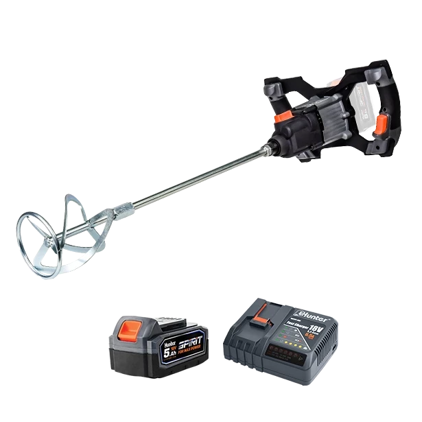 מערבל צבע 18V סוללה 5Ah ומטען Hunter 100901-003