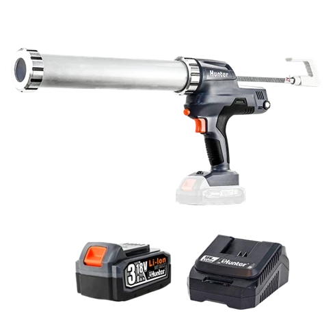 אקדח מרק נטען 18V - סוללה 3Ah מטען 3A Hunter 101812-002