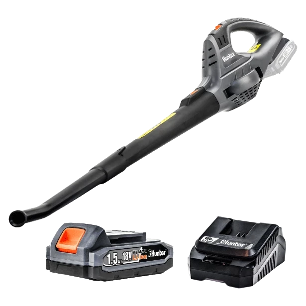 מפוח עלים נטען 18V - סוללה 1.5 Ah מטען 3A Hunter