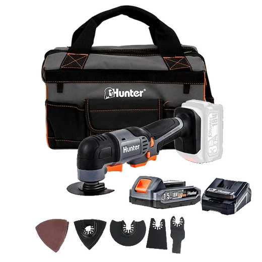 מולטיטול 18V סוללה 1.5Ah ומטען Hunter 102600-003