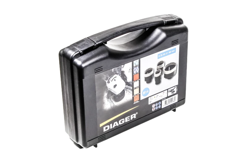 סט 4 מקדחי כוס יהלום למשחזת עומק 35 DIAGER - מבט נוסף 2