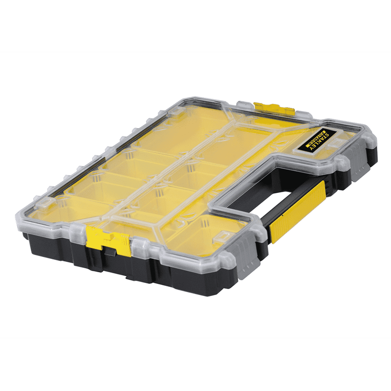 ארגינייזר 10 תאים שטוח סגר פלסטיק STANLEY STANLEY FATMAX - מבט נוסף 3