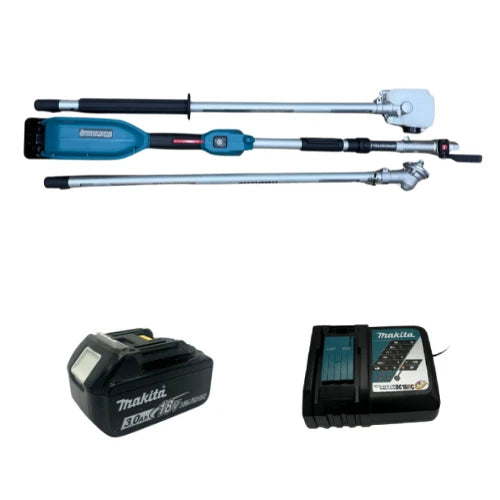 סט חרמש ומסור 18V סוללה 3AH + מטען Makita XUX02SM1X4