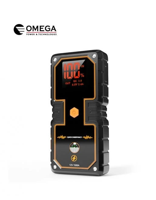 סוללת חירום 16000 mAH להתנעת הרכב דגם OMEGA DN16