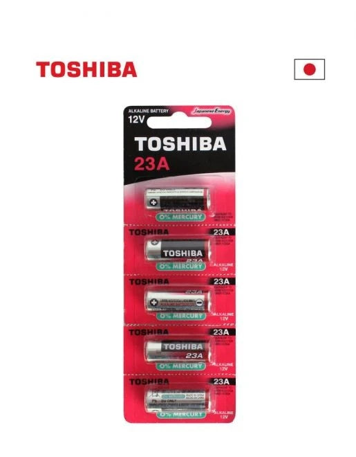 סוללת אלקליין TOSHIBA-12V -A23 מחיר ליחידה A23 BP5-TOS