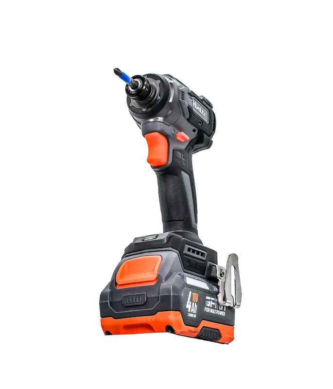 אימפקט ברשלס קומפקטית 18 וולט Hunter + סוללה 2.5 Ah + מטען - מבט נוסף 2