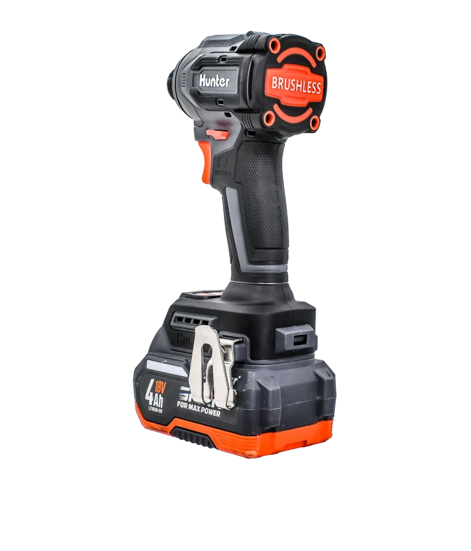 אימפקט ברשלס קומפקטית 18V Hunter + שתי סוללות 1.5 Ah + מטען - מבט נוסף 6