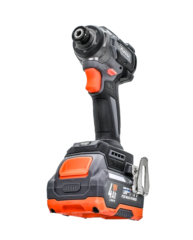 אימפקט ברשלס קומפקטית 18 וולט Hunter + סוללה 1.5 Ah + מטען - מבט נוסף 10