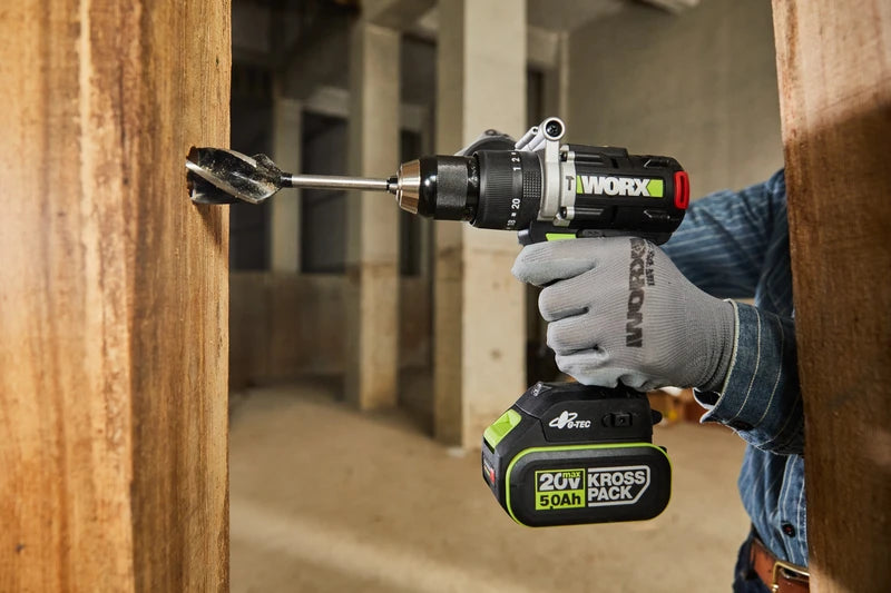 מקדחה 20V שתי סוללות 4AH ומטען WORX WU377 - מבט נוסף 4