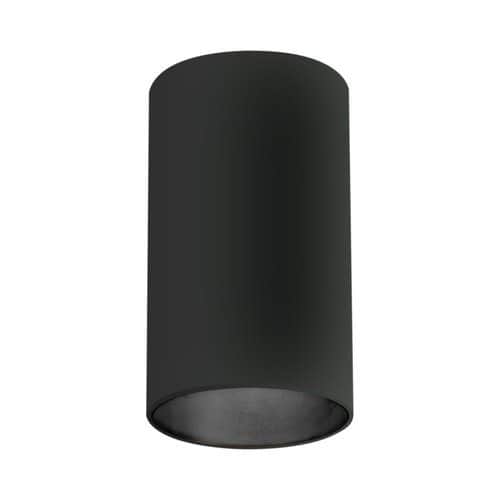 גוף תאורה צמוד תקרה צילינדר שחור ROMI 12W אור חם NISKO 75410348