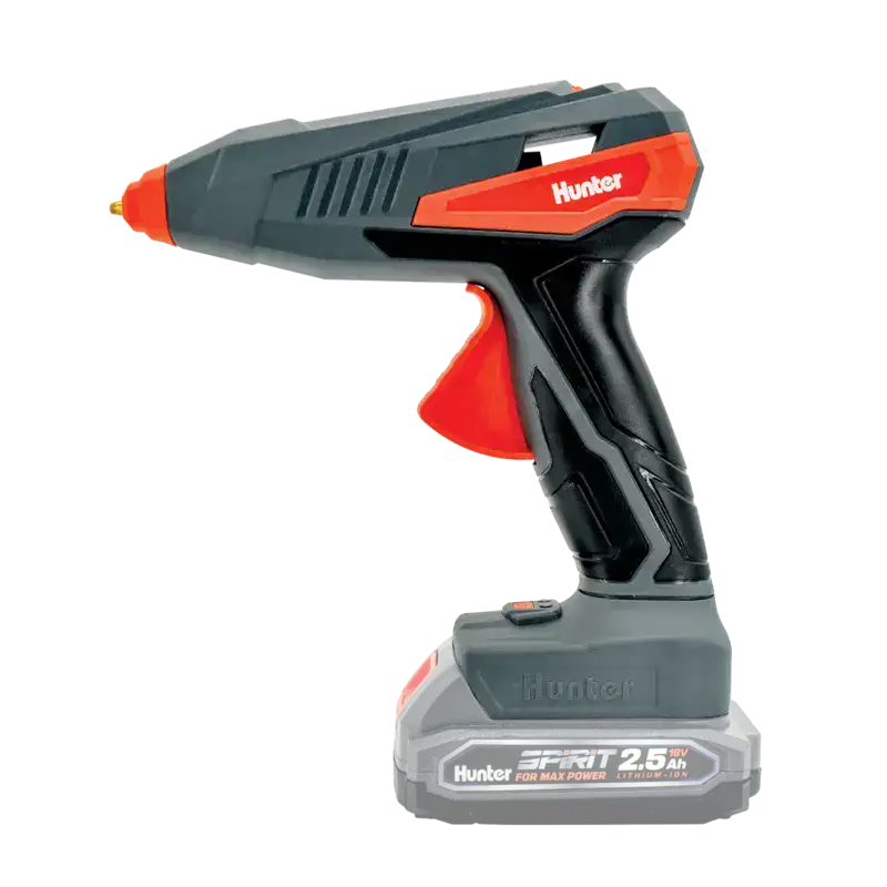 אקדח דבק חם 18V סוללה 4AH + מטען 100701-001 Hunter - מבט נוסף 2