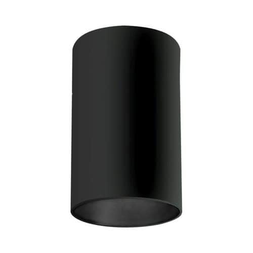 גוף תאורה צמוד תקרה צילינדר שחור ROMI 18W אור ניטרלי NISKO