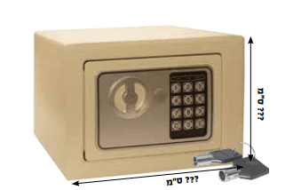 קופה דיגיטלית + מפתח 30-30-38 TST1