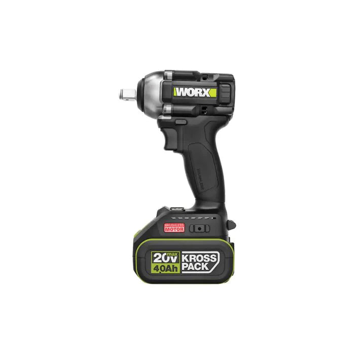 מפתח רטיטה 20V שתי סוללות 4AH ומטען WORX WE272 - מבט נוסף 4