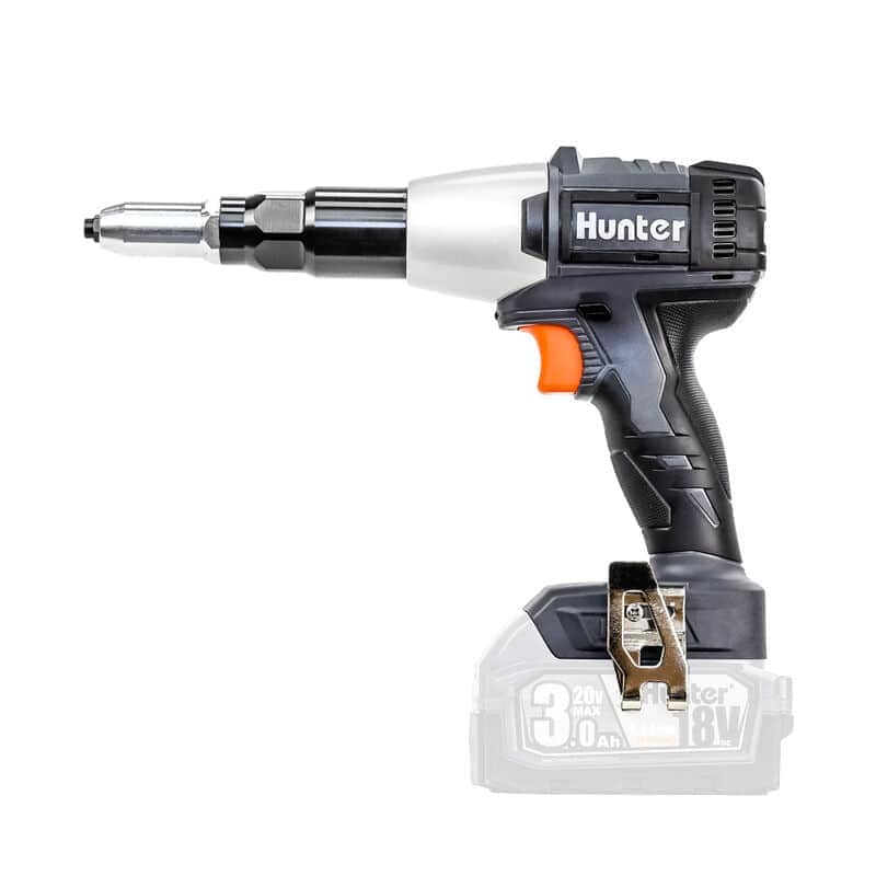 אקדח ניטים 18V סוללה 2HA ומטען Hunter 102704-005 - מבט נוסף 2