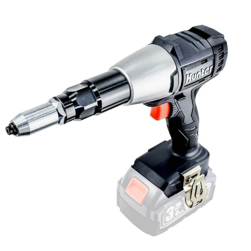 אקדח ניטים 18V סוללה 2HA ומטען Hunter 102704-005 - מבט נוסף 4