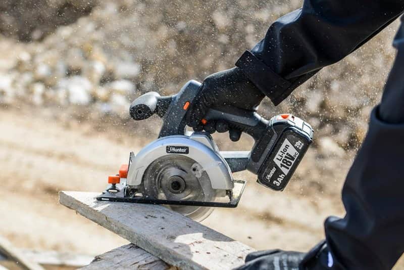 מסור עגול 18V סוללה 2HA ומטען Hunter 100612-002 - מבט נוסף 3