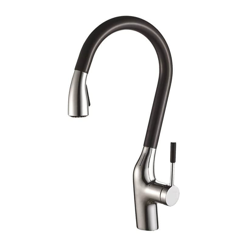 ברז מטבח נשלף HENRI נירוסטה מוברש AQUILA 54504