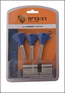 צילינדר 76 ממ גלגל DYNAMIC 43X43 רב בריח 107654