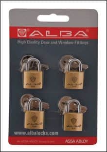 רבעיות למזוודה 20 ממ ALBA 111020