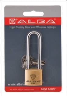 מנעול תליה 50 ג ALBA