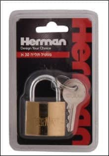 מנעול תליה 30 א Herman Herman 101131