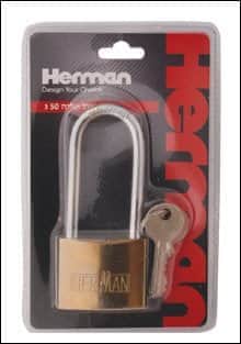 מנעול תליה 50 ג Herman Herman 101153