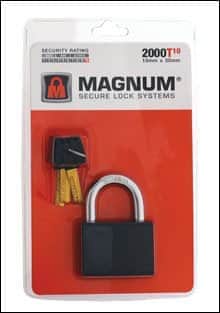מנעול תלי 10 אחיד MAGNUM 141120